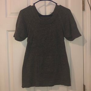 Grey Sweater Blouse
